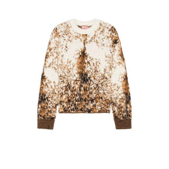 Diesel Itello Sweater in Chocolate Small New Mens Knit Pullover Top - Picture 11 of 16